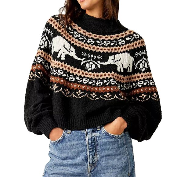 Free People - New! “Nellie” Knit Sweater - Picture 1 of 10